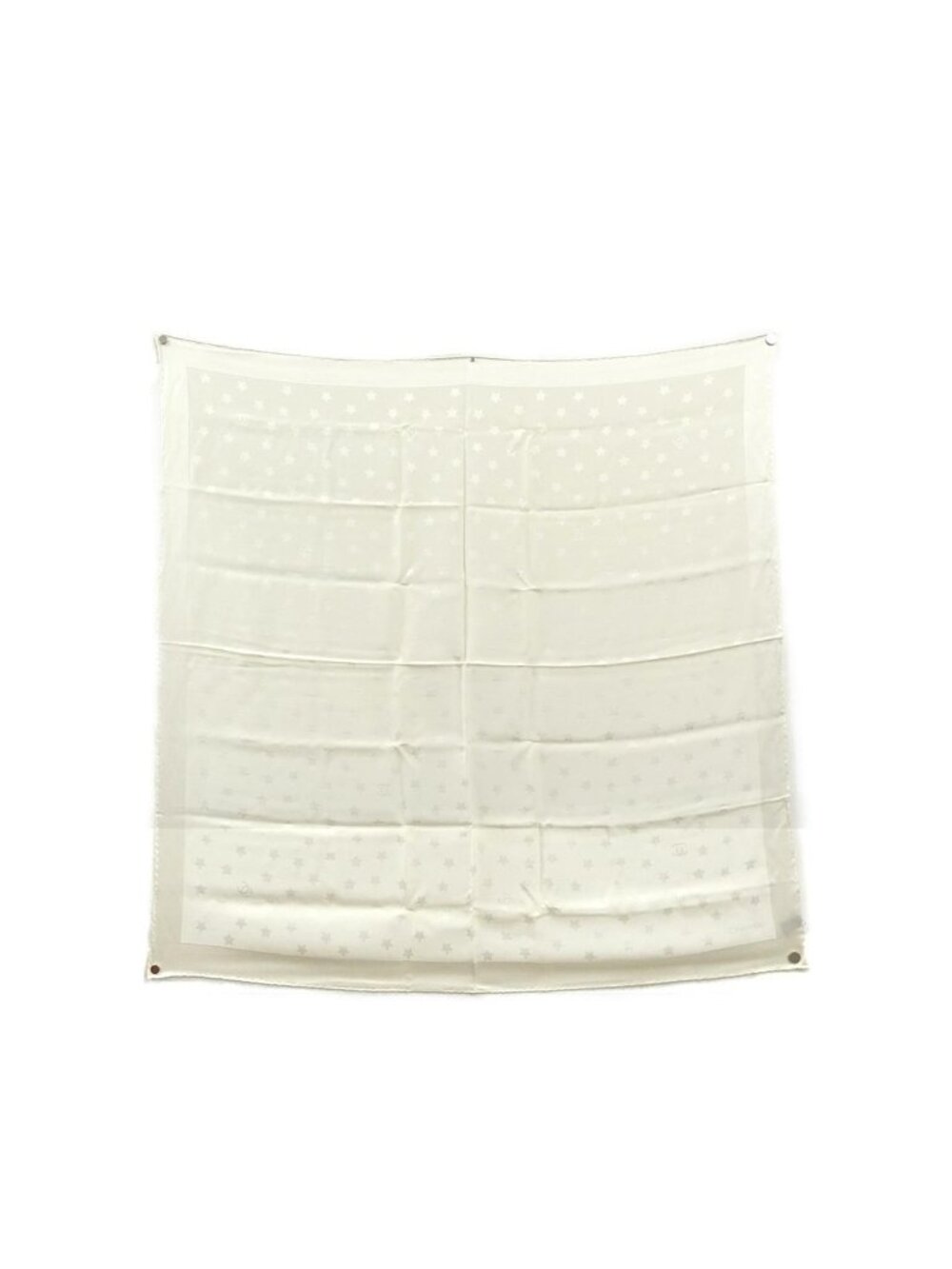 Chanel Scarf White